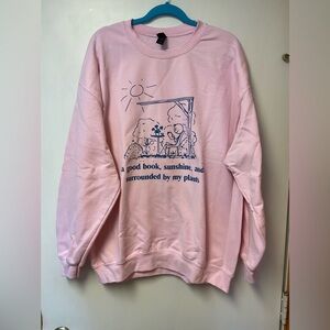 Pink Graphic Women Sweatshirt